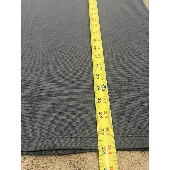 Wool & Prince Signature Henley Shirt Medium Gray Merino Long Sleeve Pullover - Picture 3 of 6